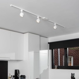 TRACK — sliežu prožektors, 1×GU10, IP20, balts (Lucide)