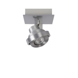 Spotlampa "LANDA", 1 x GU10, 4.5W LED, 320Lm, 3000K, balta/satīna hroma - 17906/05 - Lucide