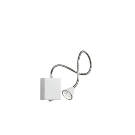 Lokana sienas lampa ar slēdzi BUDDY LED, 4W, 380Lm, 4000K, IP20, melna/balta - Lucide - 18293/03