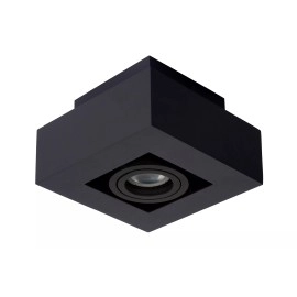 Griestu prožektors XIRAX GU10 1x5W 2200-3000K, melns (Lucide)