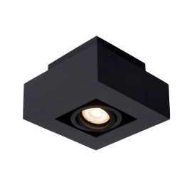 Griestu prožektors XIRAX GU10 1x5W 2200-3000K, melns (Lucide)