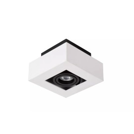 Griestu prožektors XIRAX GU10 1x5W 2200-3000K, balts (Lucide)