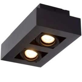 Griestu gaismeklis "XIRAX", 2x Gu10, alumīnijs, Lucide, 09119-11-3x