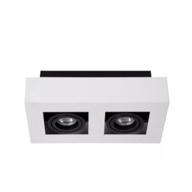 Griestu prožektors XIRAX GU10 2x5W 2200-3000K, balts (Lucide)