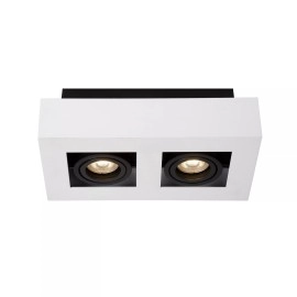 Griestu prožektors XIRAX GU10 2x5W 2200-3000K, balts (Lucide)
