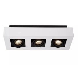 Griestu prožektors XIRAX GU10 3x5W 2200-3000K, balts (Lucide)