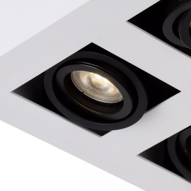 Griestu prožektors XIRAX GU10 4x5W 2200-3000K, balts (Lucide)