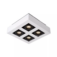 Griestu prožektors XIRAX GU10 4x5W 2200-3000K, balts (Lucide)