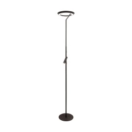 LED stāvlampa CELESTE Ø 28 cm, 24 W, 1112 lm, 2700 K, melna (Lucide)