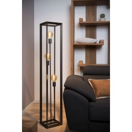 Stāvlampa "THOR" 3 x E27 max. 60W, pēlēkā dzelzs/dabiska dzelzs krāsa - Lucide