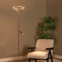 APPLAUSE — stāvlampa Ø33, LED Dim CCT, coffee (Lucide)