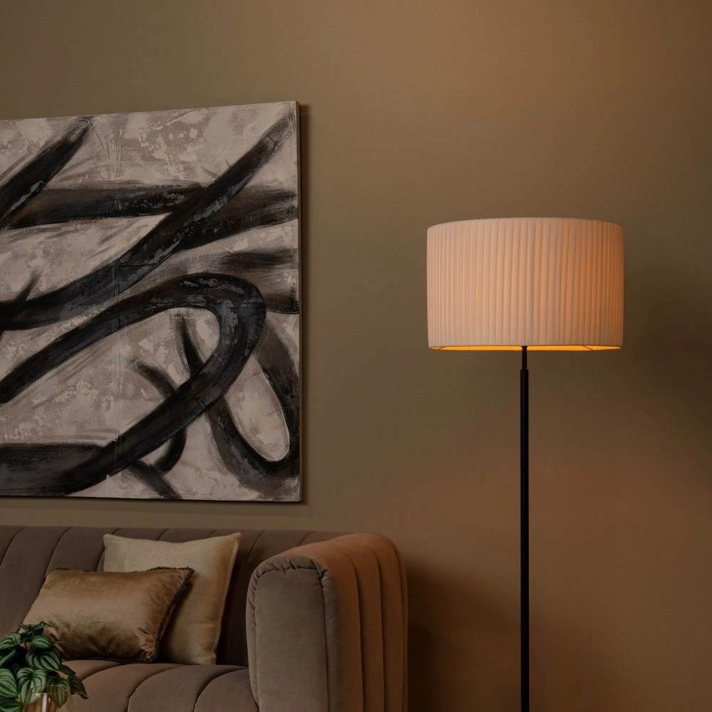 FOLD — stāvlampa Ø45 cm, 1×E27, balta (Lucide)