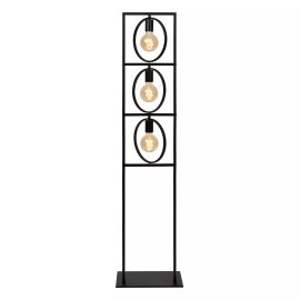 Lucide SUUS stāvlampa - 3xE27 - Melna - 145 cm