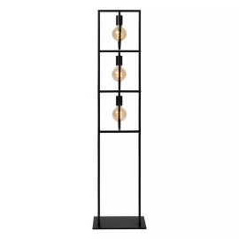 Lucide SUUS stāvlampa - 3xE27 - Melna - 145 cm