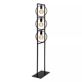 Lucide SUUS stāvlampa - 3xE27 - Melna - 145 cm