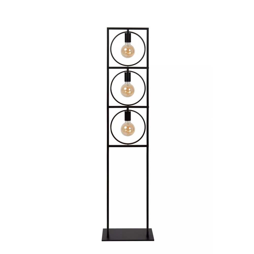 Lucide SUUS stāvlampa - 3xE27 - Melna - 145 cm