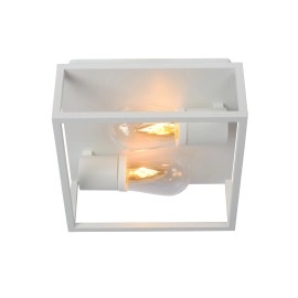 Vannas istabas griestu lampa "CARLYN", 2 x E14, alumīnijs, LUCIDE, 27100-02-30