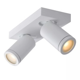 Vannas istabas griestu prožektors TAYLOR 2xGU10, IP44, balts (Lucide)
