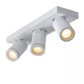 Vannas istabas griestu prožektors TAYLOR 3xGU10, IP44, balts (Lucide)