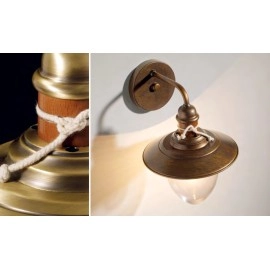 Sienas lampa "Ancora-madeira" 1x E27, Lustrarte - 424