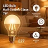 A60 LED spuldze E27 7W 800lm 2700K puszelta stikls (Optonica 1896)