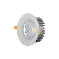 LED iebūvējamais COB gaismeklis 40W, 6000K, Ø195mm (OPTONICA)