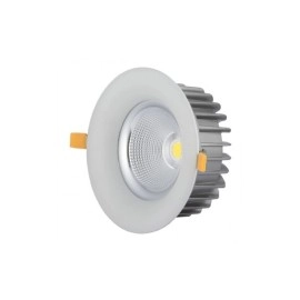 LED iebūvējamais COB gaismeklis 40W, 6000K, Ø195mm (OPTONICA)