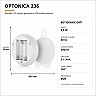 LED mēbeļu gaismeklis ar PIR sensoru 0,5W 40lm 3000K balts (Optonica 236)
