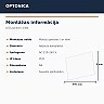 LED panelis 60×60 cm 29W 3600lm 2700K ar draiveri (Optonica 2384)