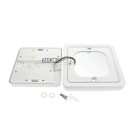 LED griestu gaismeklis ar mikroviļņu sensoru 18W 1880lm CCT IP54 (Optonica 2506)
