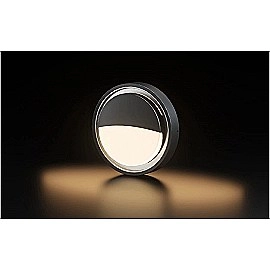 LED āra griestu/sienas gaismeklis 24W 2400lm 3000K IP65 melns (Optonica 2830)