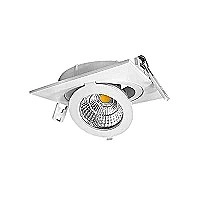 Regulējams iebūvējamais LED COB gaismeklis 12W 2700K balts (OPTONICA 3256)