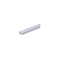 Alumīnija profils LED lentei H6 mm, 2 m, pelēks (OPTONICA)