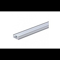 Alumīnija profils LED lentei H6 mm 2 m pelēks (OPTONICA 5191)