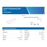 LED paneļa virsapmetuma rāmis 300×1200 mm, balts (OPTONICA)