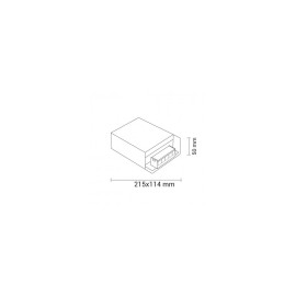 LED lentes barošanas bloks 24V 360W, 15A, metāla IP20 (OPTONICA)