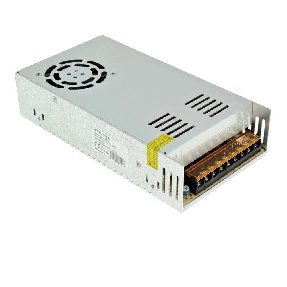 LED lentes barošanas bloks 24V 360W 15A IP20 (Optonica 6153)
