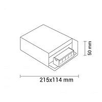LED lentes barošanas bloks 24V 360W 15A IP20 (Optonica 6153)