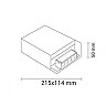 LED lentes barošanas bloks 24V 360W 15A IP20 (Optonica 6153)