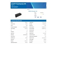 Optonica 6308 DMX512 dekoderis 12A, DC12–24V, IP20