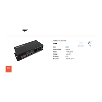 DMX512 dekoderis 12A DC12–24V IP20 (Optonica 6308)