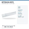 LED lineārais gaismeklis 60 cm, 20W, 2300lm, 4000K, IP20 (Optonica)