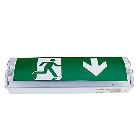 LED avārijas izejas gaismeklis, virsapmetuma, 4W, 140lm, IP65, 3h (Optonica 7201)