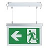 Piekarams LED avārijas izejas gaismeklis ar EXIT leģendu, 2W, 80lm, 3h (Optonica 7205)