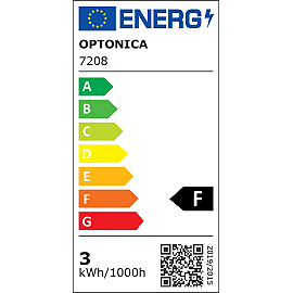 LED avārijas gaismeklis ar 2 prožektoriem un paštestu, 3W, 280lm, 3h (Optonica 7208)