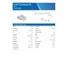 Optonica 7315 mikroviļņu kustības sensors IP20, 5,8GHz, 180°/300°