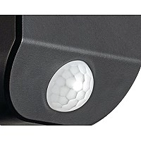 Solārā LED sienas lampa 9W 400lm 3000K IP44 tumši pelēka (Optonica 9347)