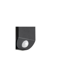 Optonica 9347 solārā LED sienas lampa tumši pelēka, 9W, 400lm, 3000K, IP44