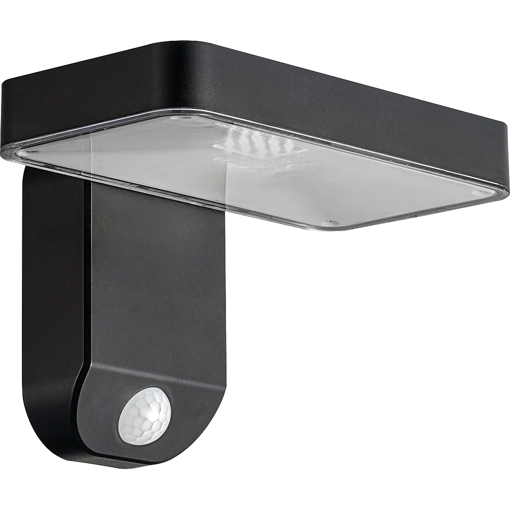 Solārā LED sienas lampa 9W 400lm 3000K IP44 tumši pelēka (Optonica 9347)