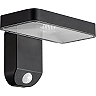 Solārā LED sienas lampa 9W 400lm 3000K IP44 tumši pelēka (Optonica 9347)